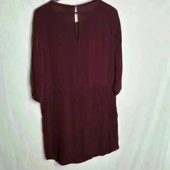 Babaton Aritzia 100% silk dark  purple dress - Picture 4 of 6